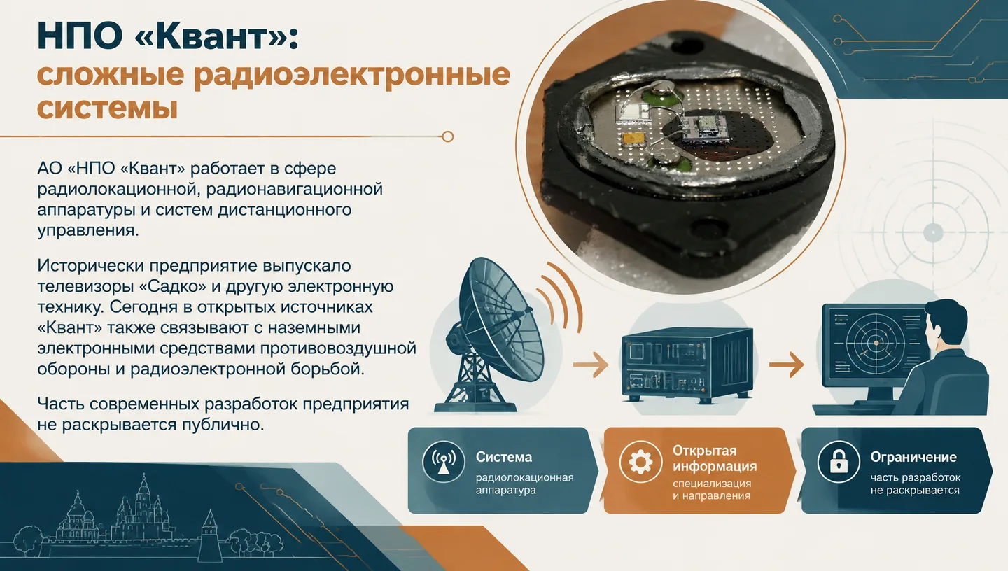 НПО «Квант»: сложные радиоэлектронные системы