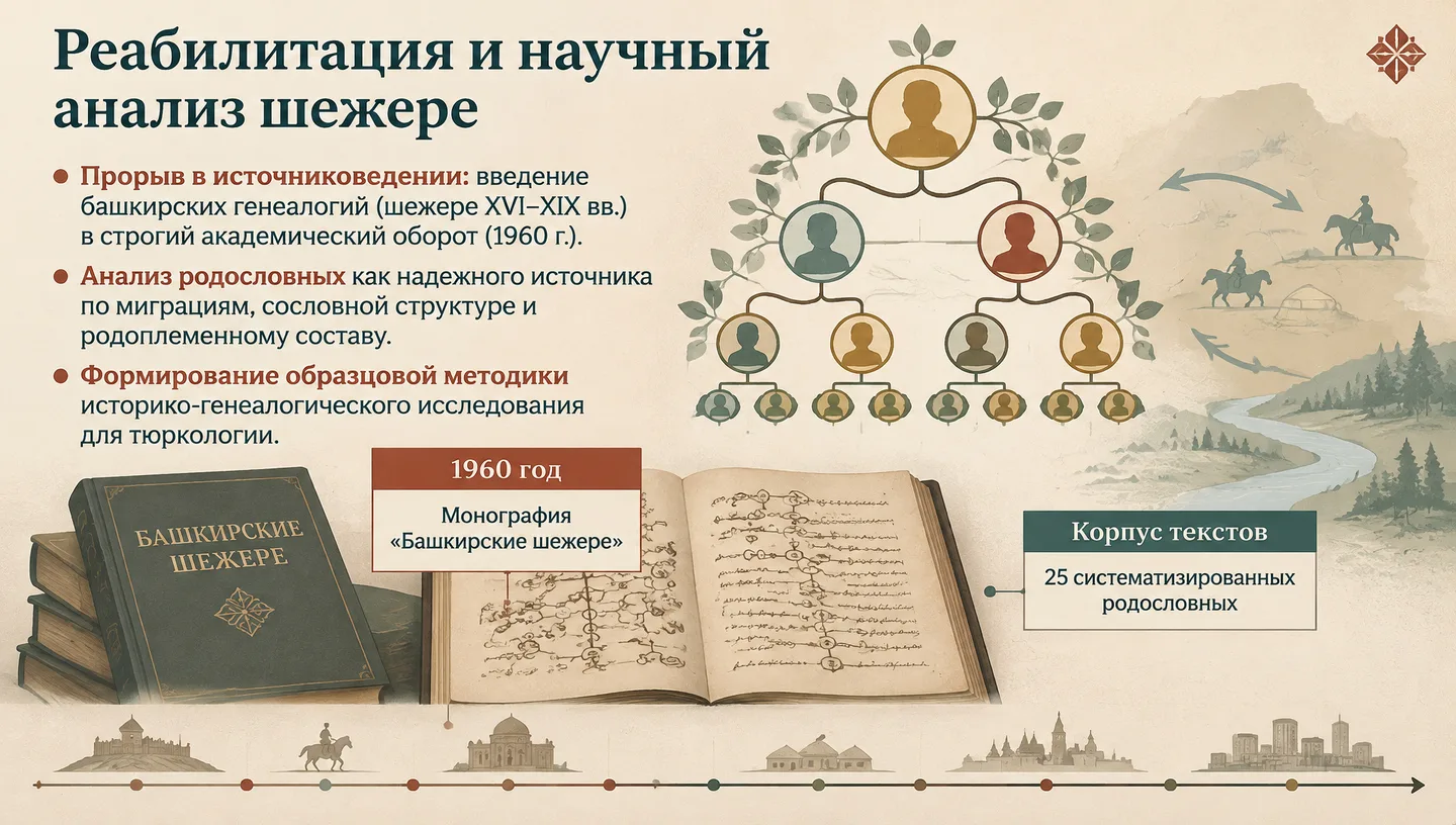 Реабилитация и научный анализ шежере