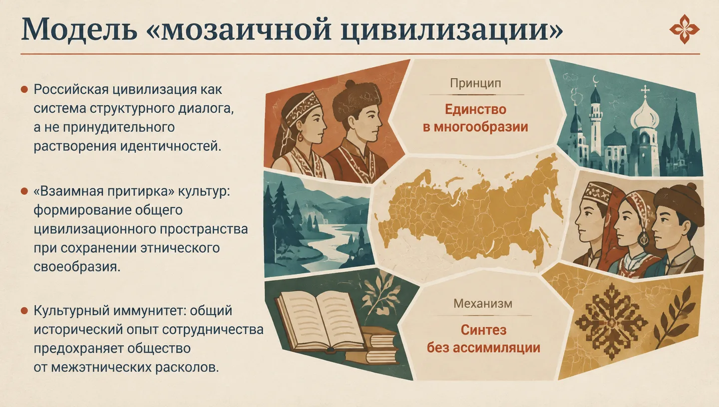 Модель «мозаичной цивилизации»
