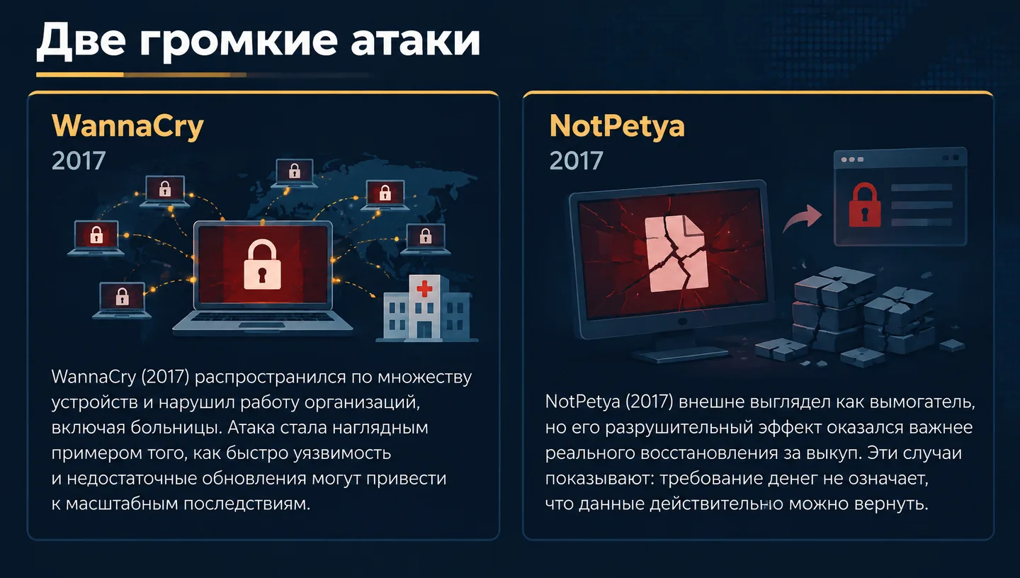 Две громкие атаки