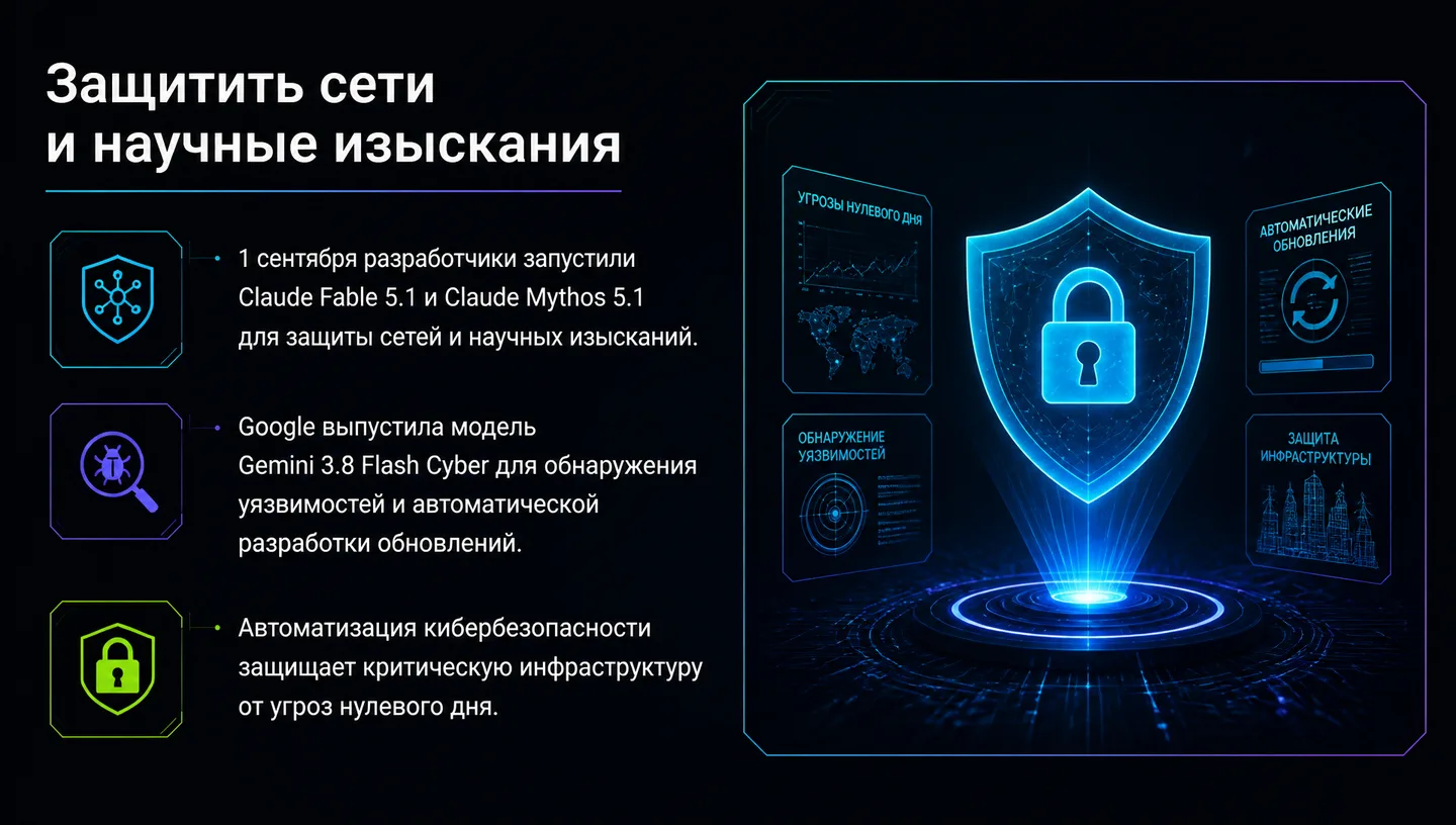 Защитить сети и научные изыскания