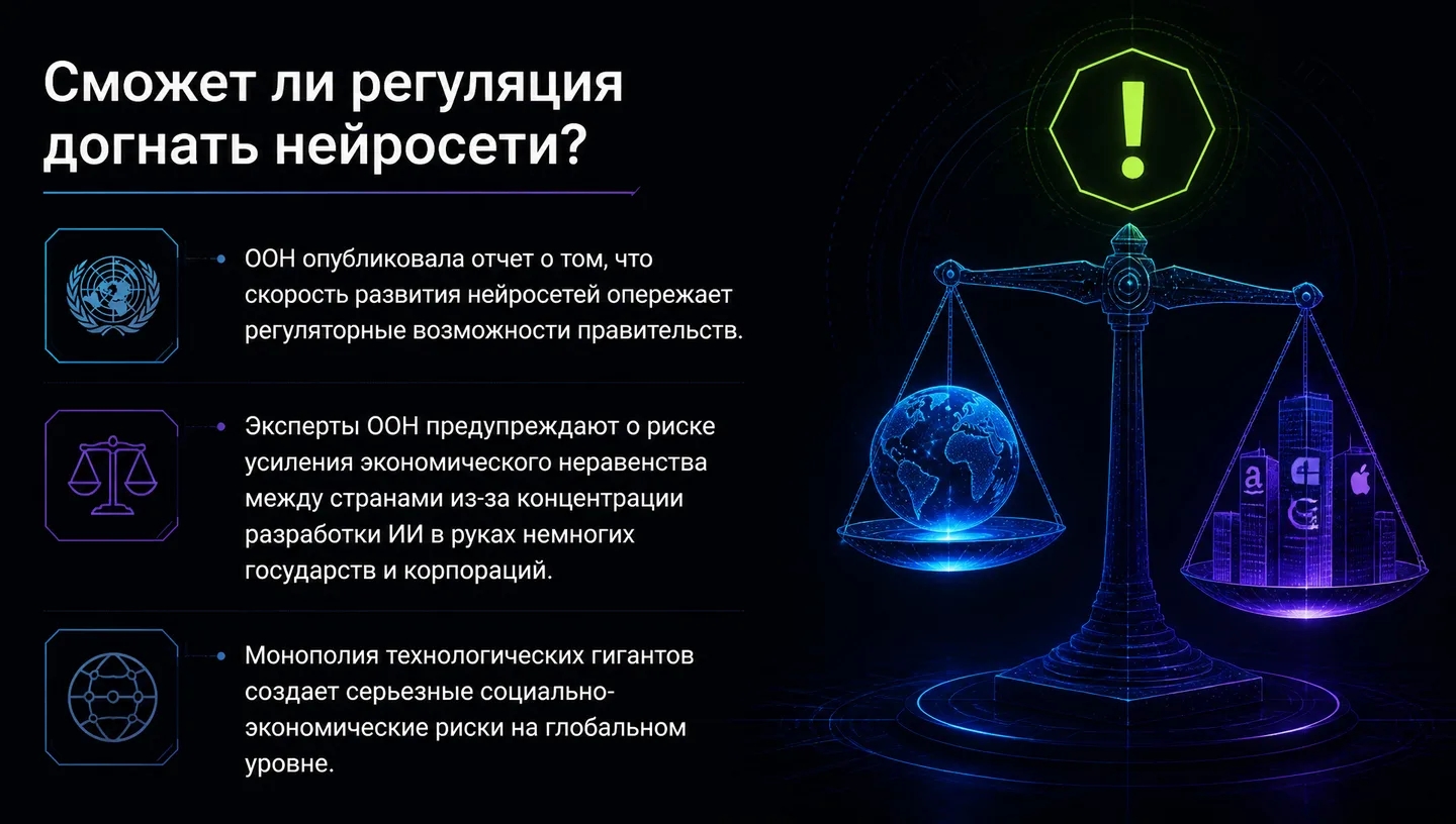 Сможет ли регуляция догнать нейросети?