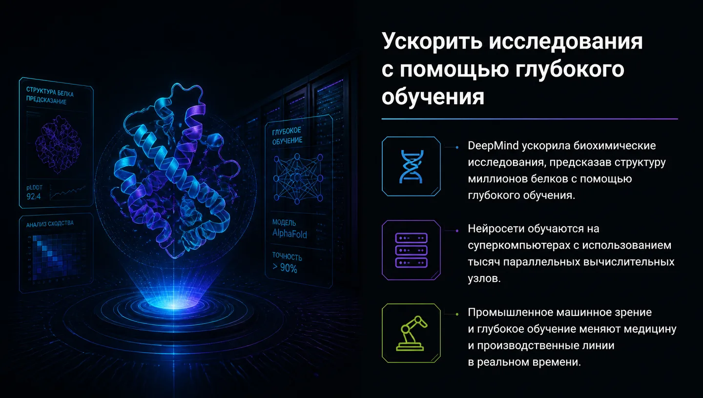 Ускорить исследования с помощью глубокого обучения