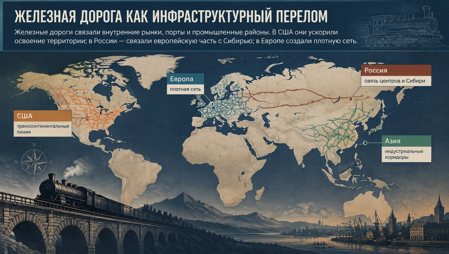 Железная дорога как инфраструктурный перелом