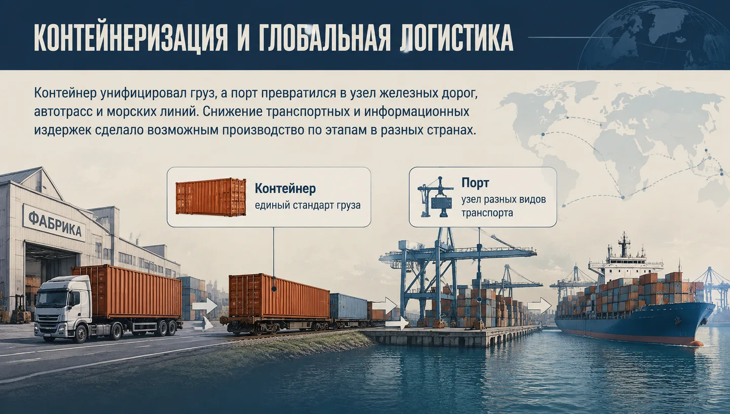 Контейнеризация и глобальная логистика