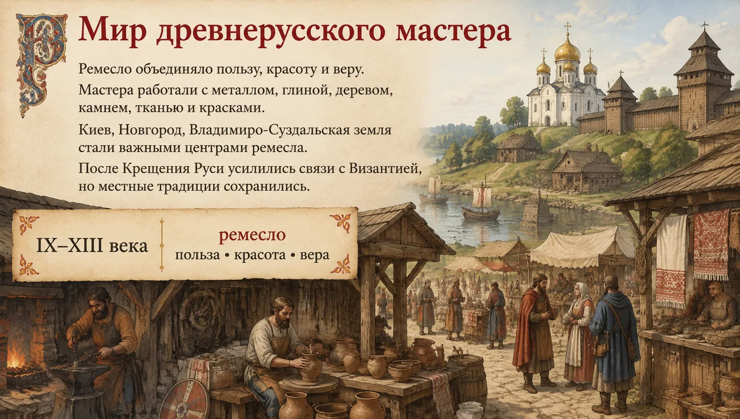 Мир древнерусского мастера