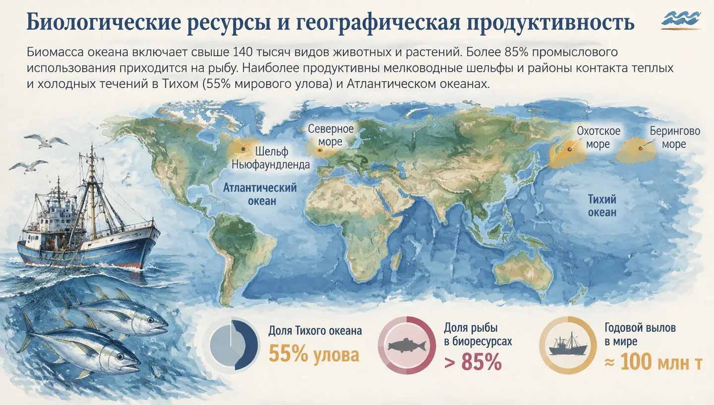 Биологические ресурсы и географическая продуктивность