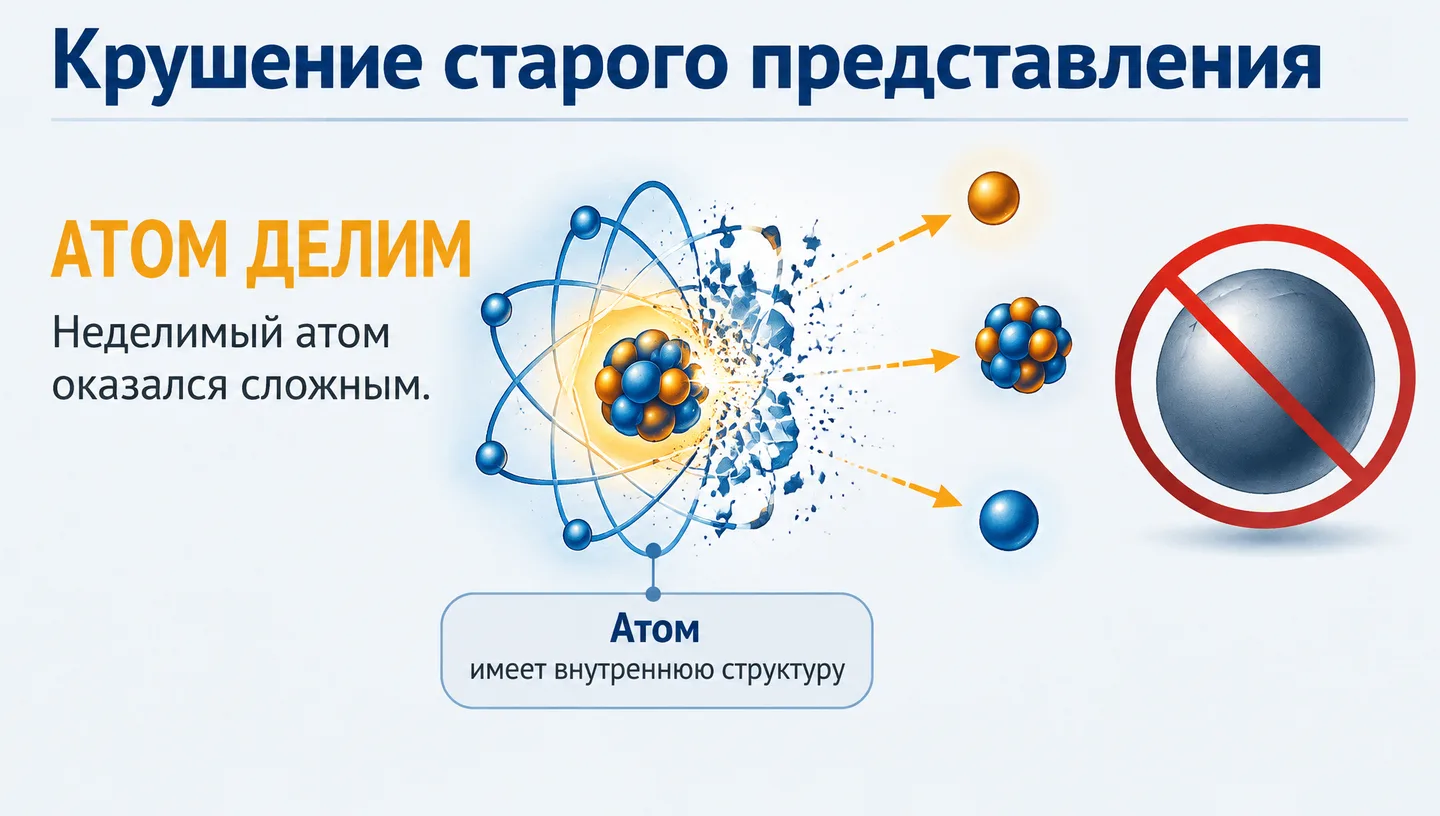 Крушение старого представления