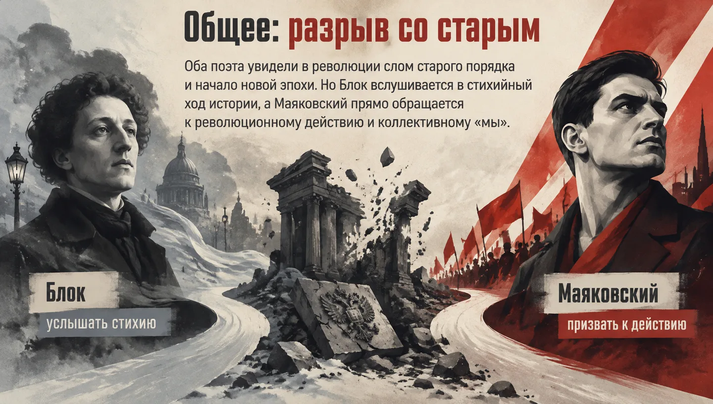 Общее: разрыв со старым
