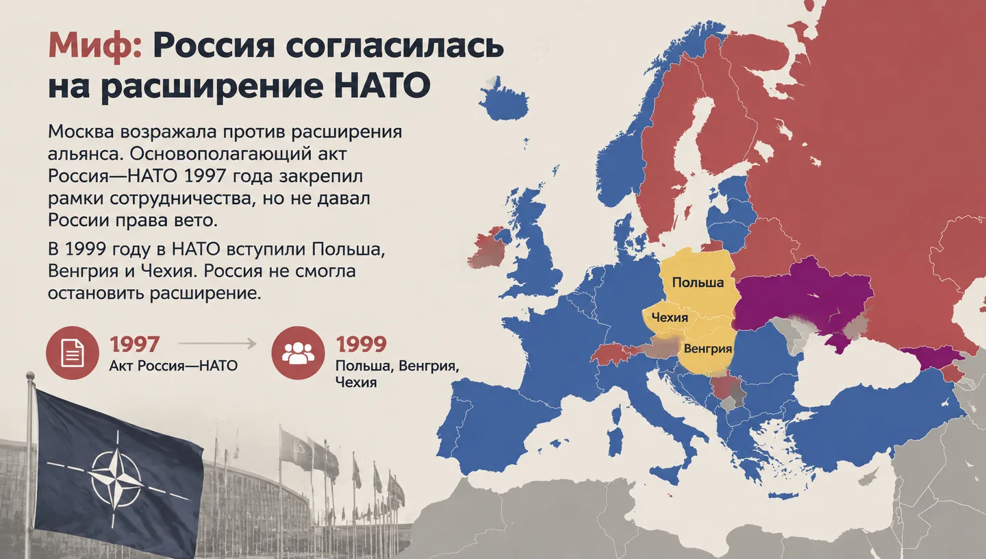Миф: Россия согласилась на расширение НАТО