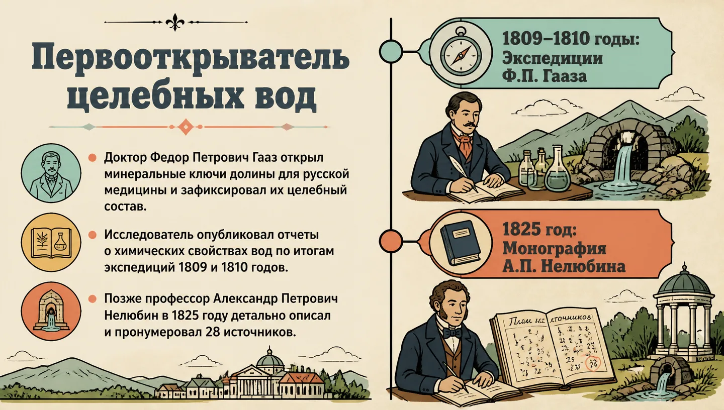 Первооткрыватель целебных вод
