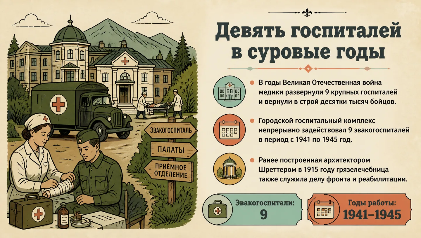 Девять госпиталей в суровые годы