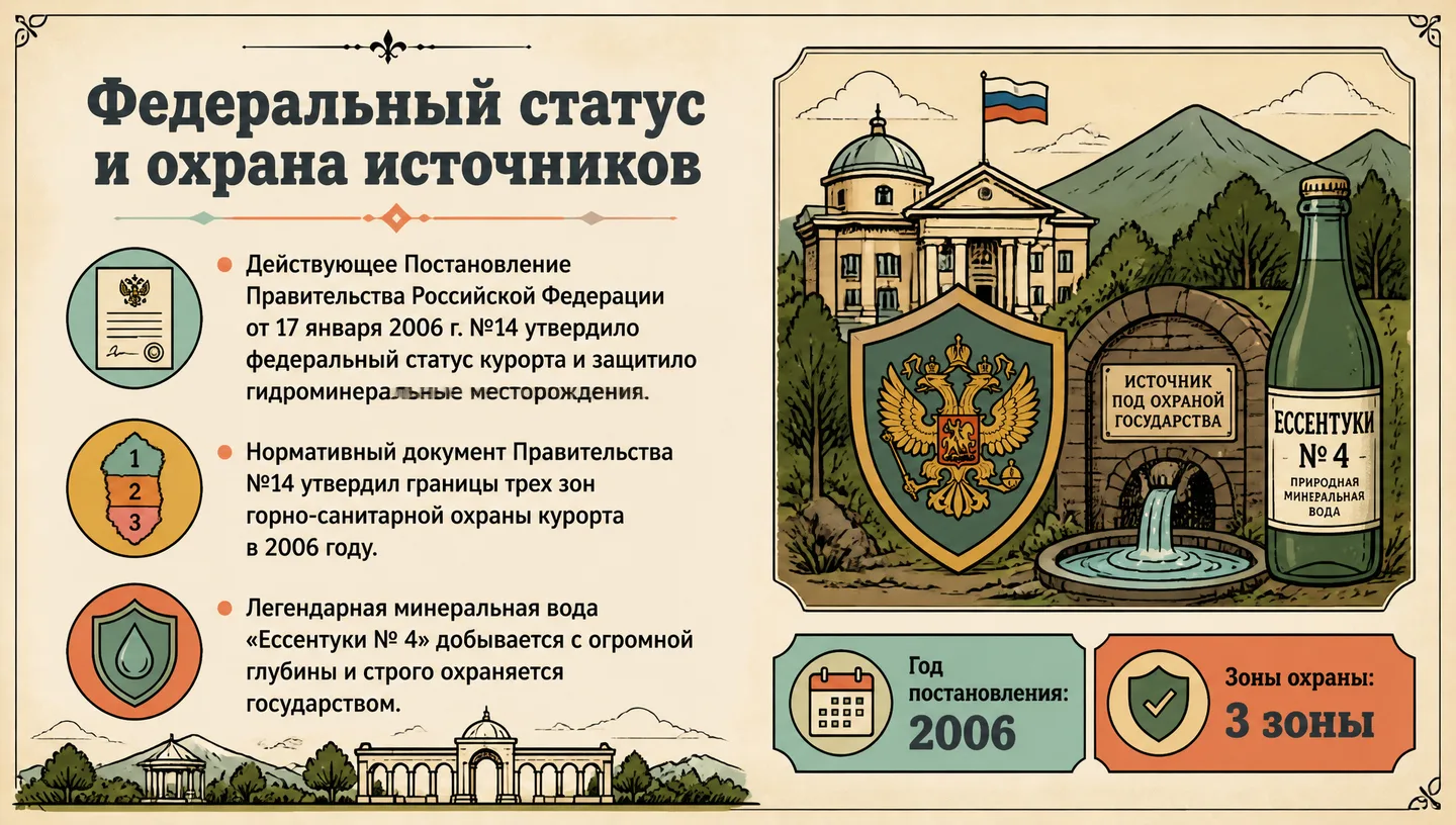 Федеральный статус и охрана источников