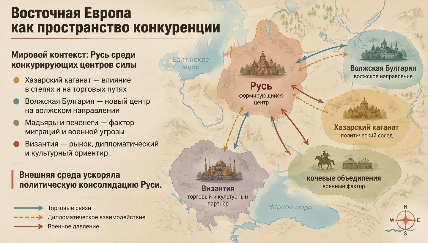 Восточная Европа как пространство конкуренции