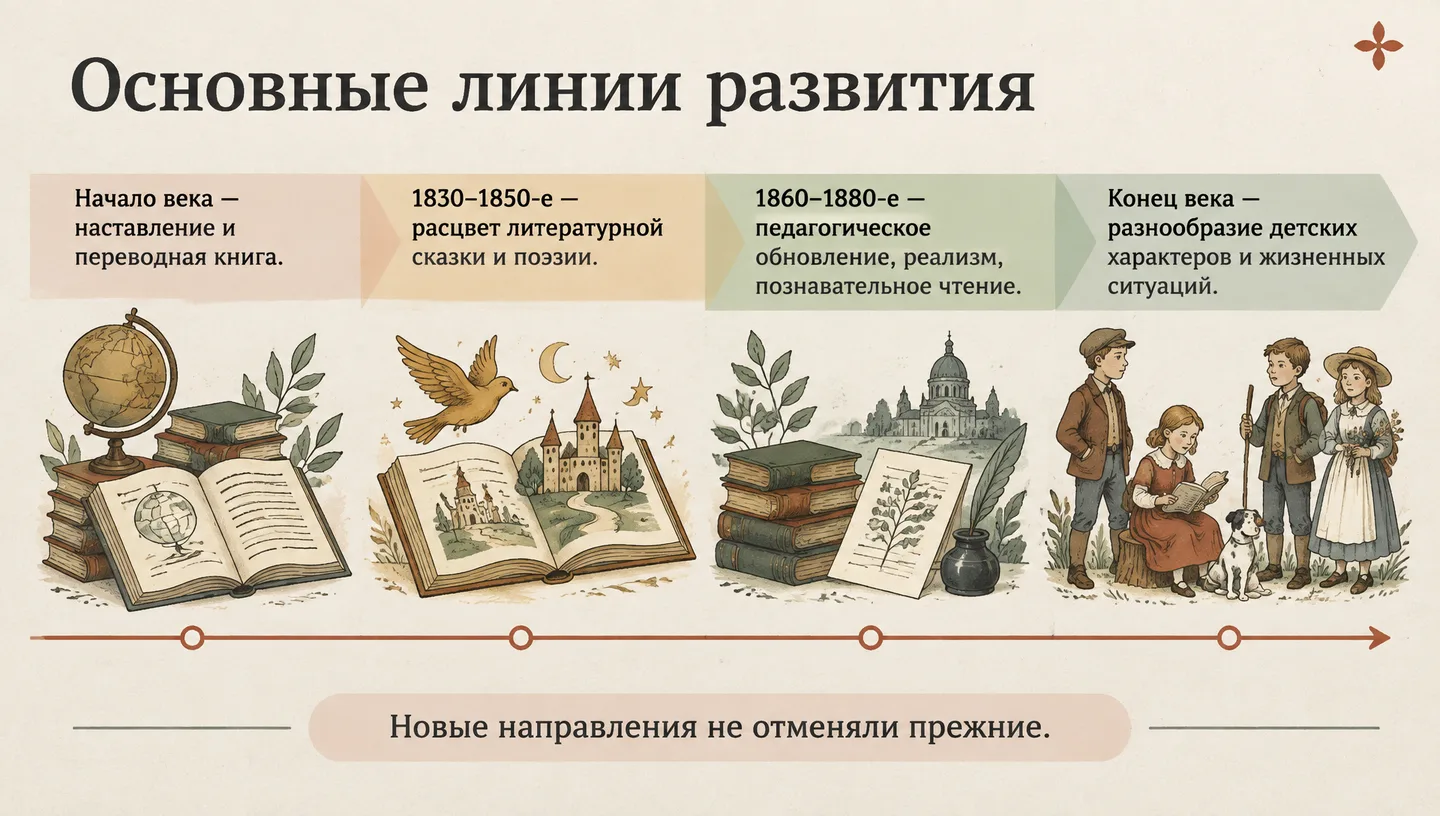 Основные линии развития