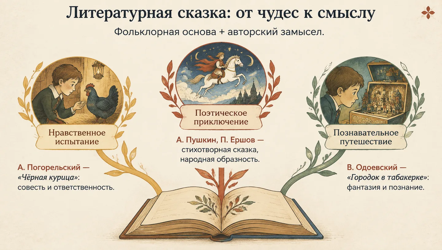 Литературная сказка: от чудес к смыслу