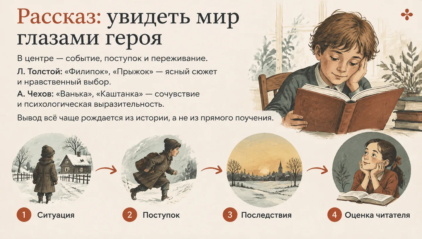 Рассказ: увидеть мир глазами героя