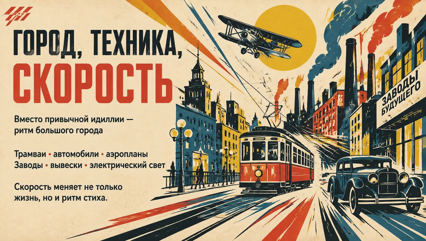 Город, техника, скорость
