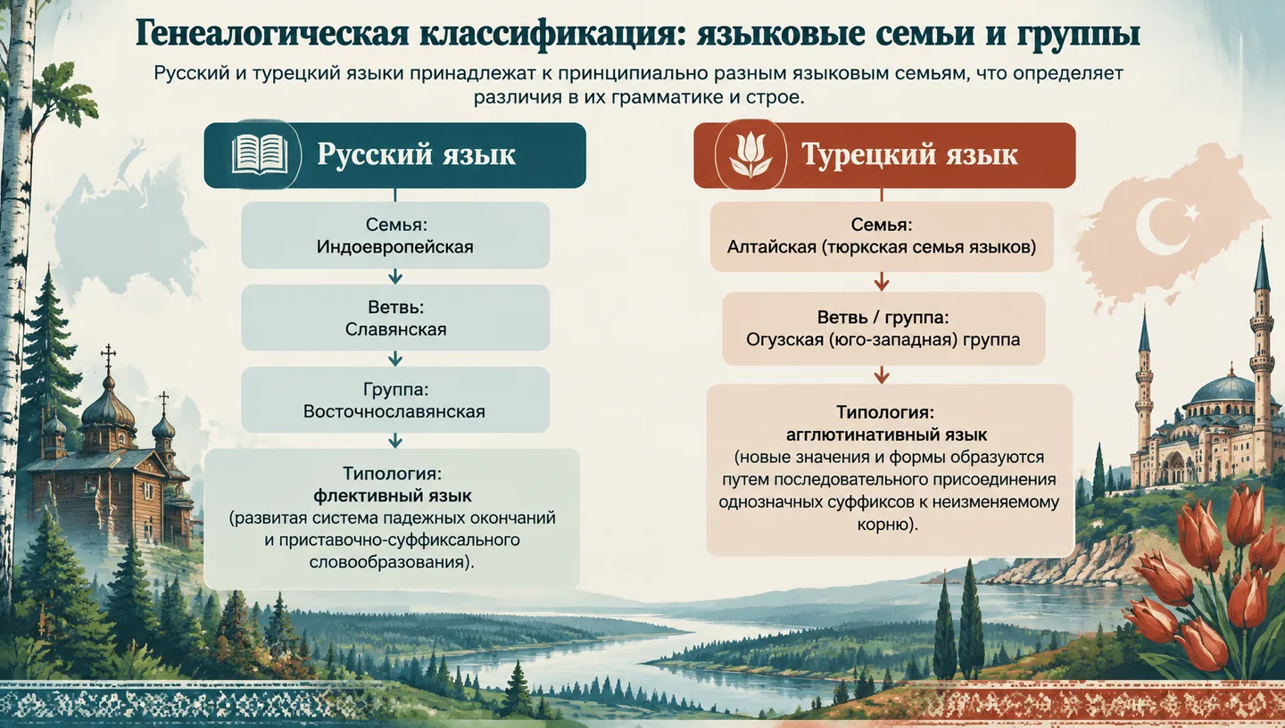 Генеалогическая классификация: языковые семьи и группы