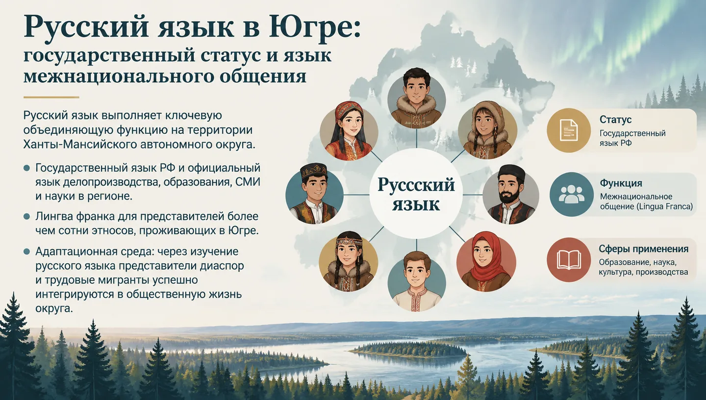 Русский язык в Югре: государственный статус и язык межнационального общения