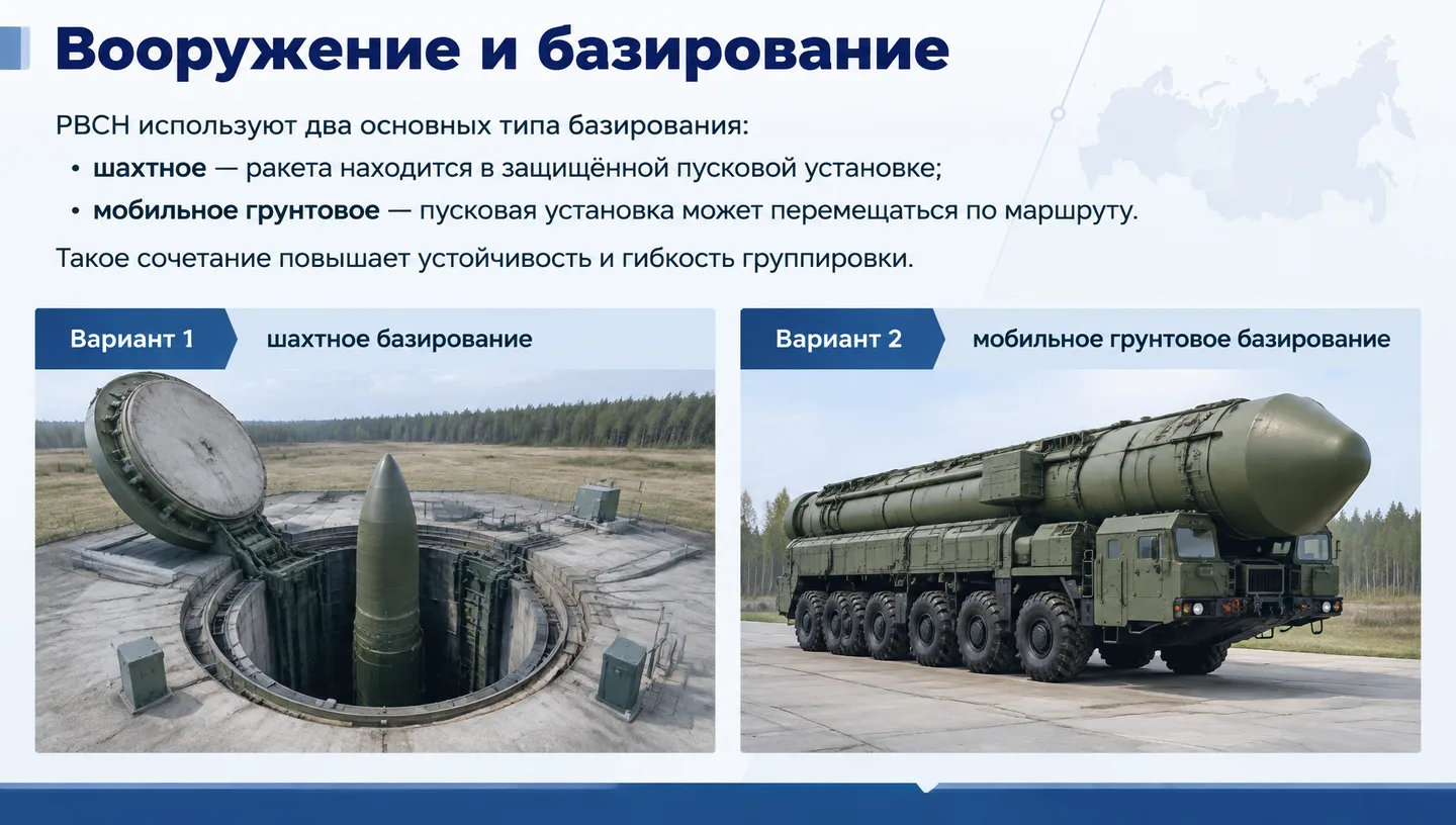 Вооружение и базирование