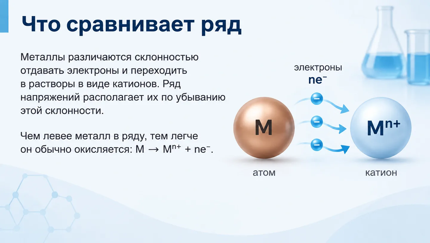 Что сравнивает ряд