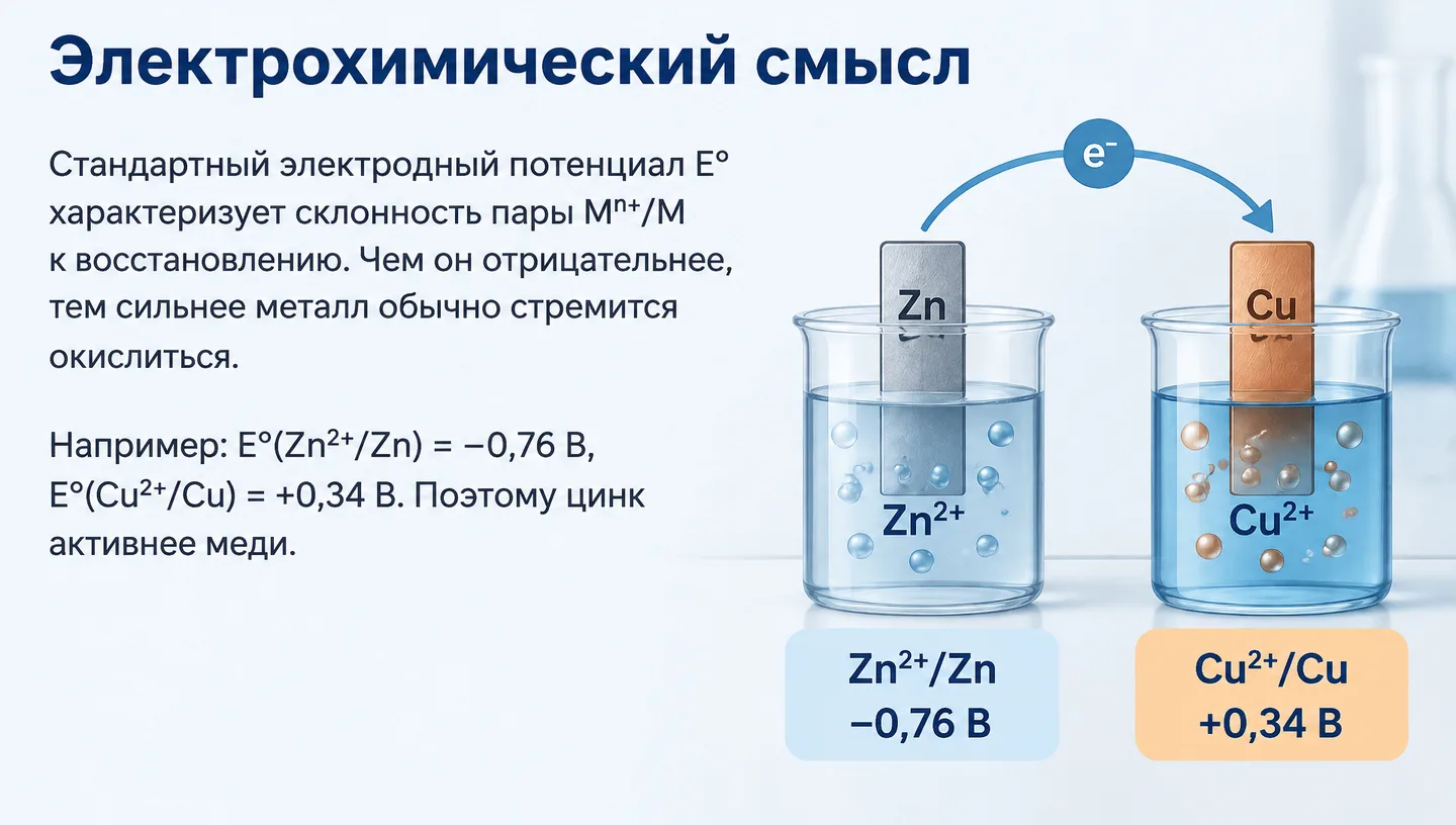 Электрохимический смысл