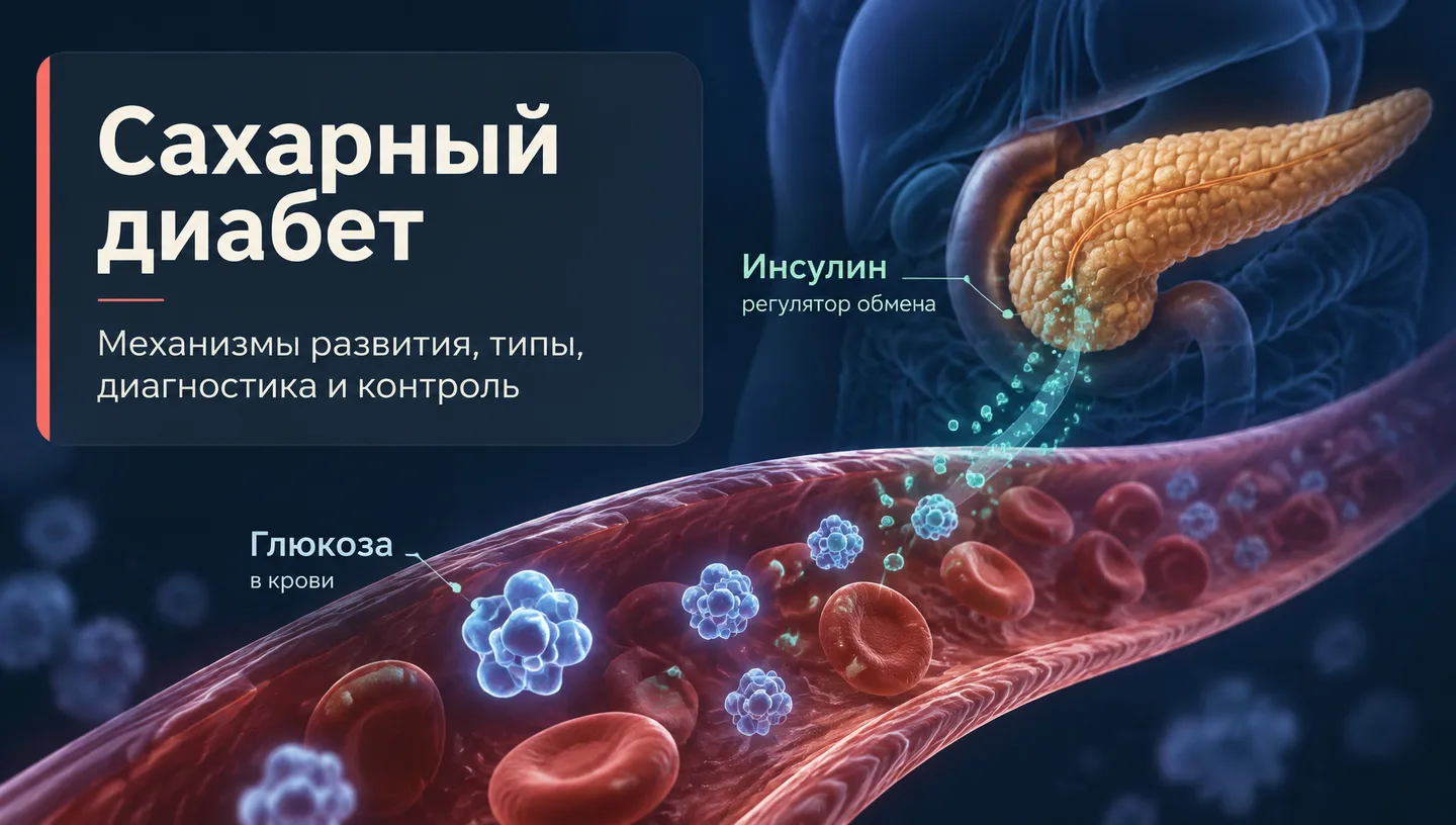 Первый слайд: Сахарный диабет