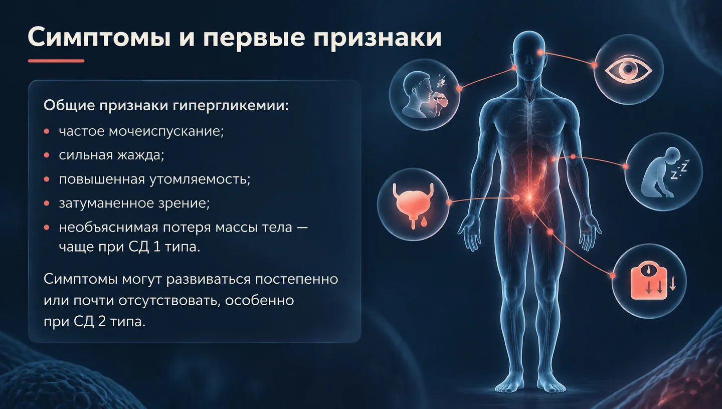 Симптомы и первые признаки