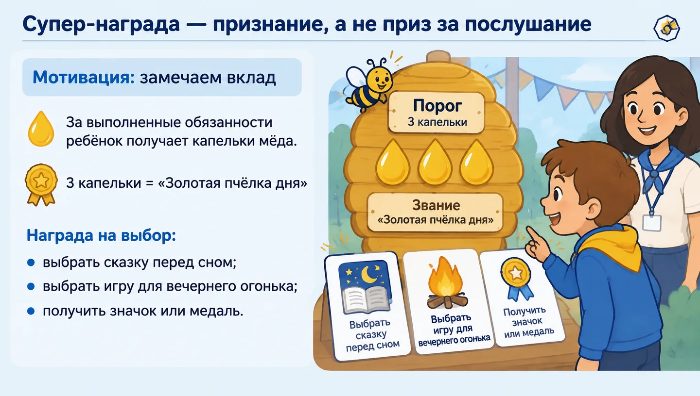 Супер-награда — признание, а не приз за послушание