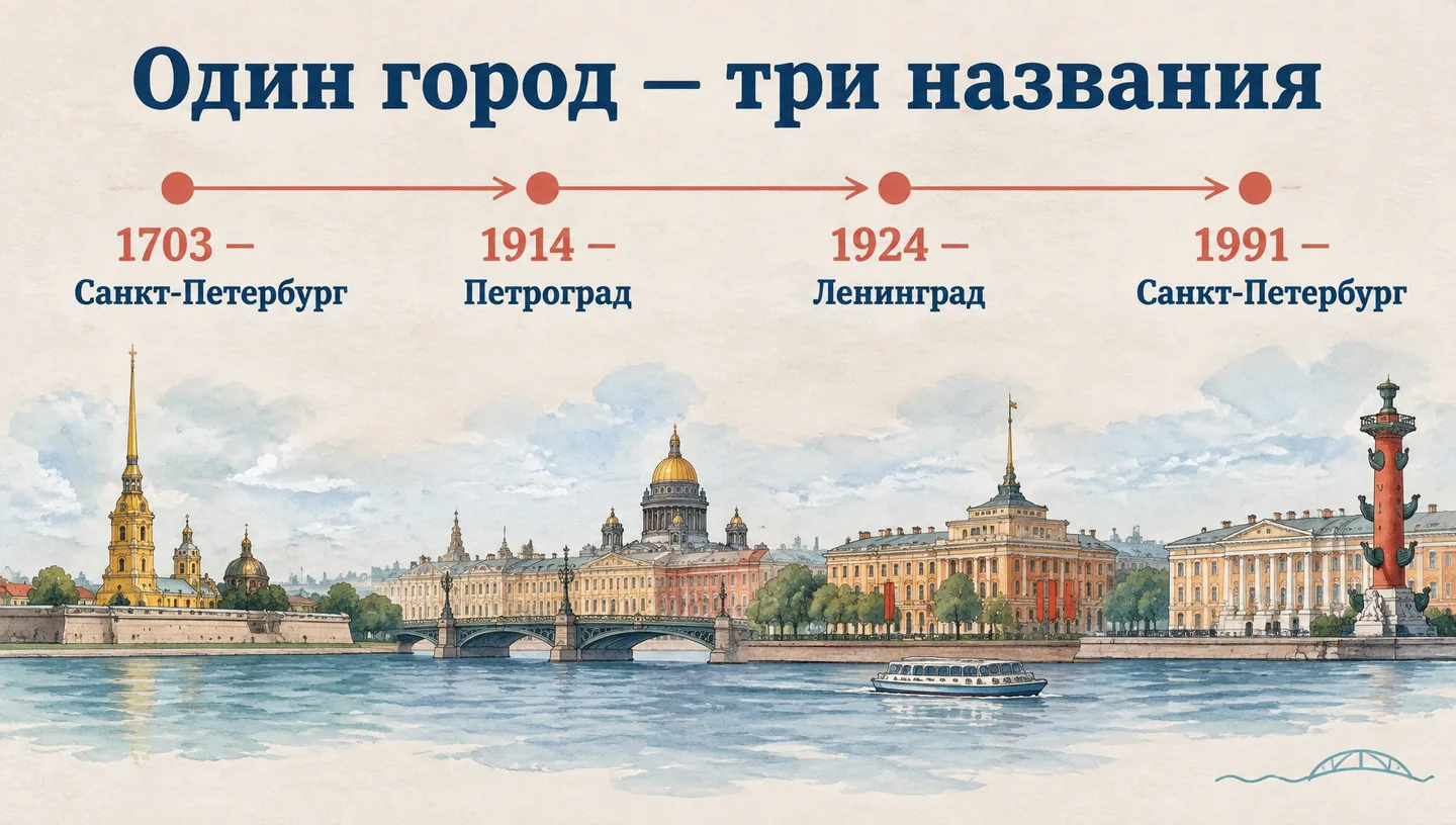 Один город — три названия