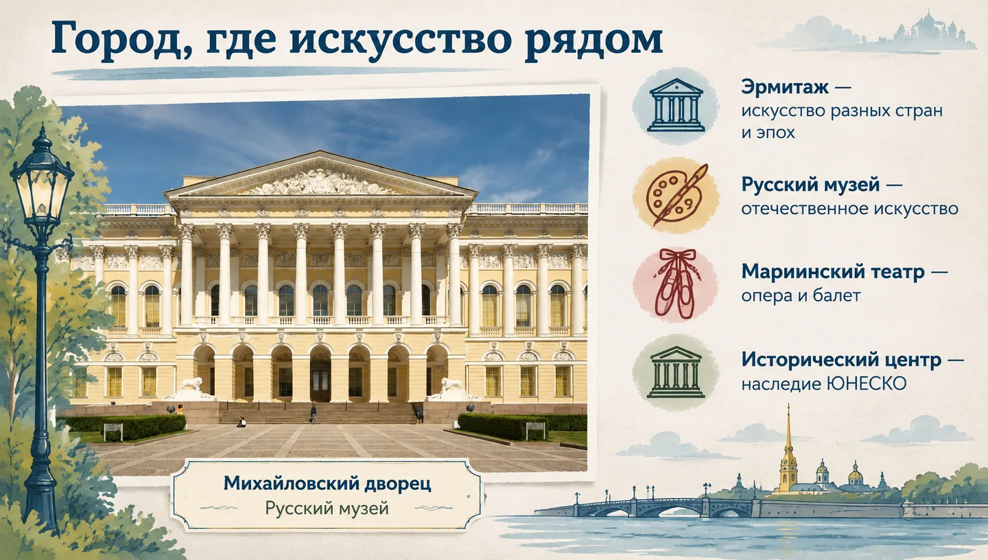 Город, где искусство рядом