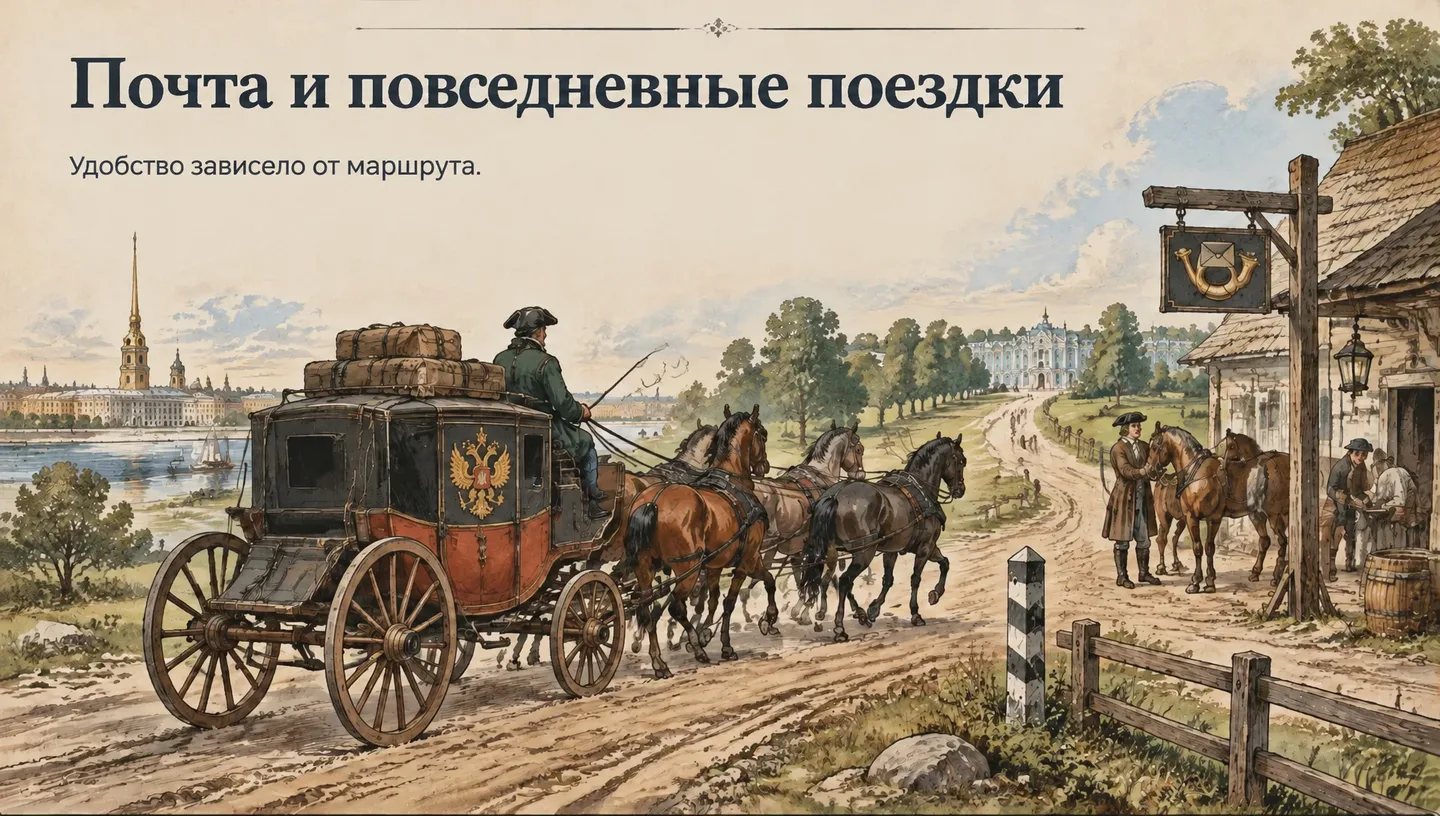Почта и повседневные поездки