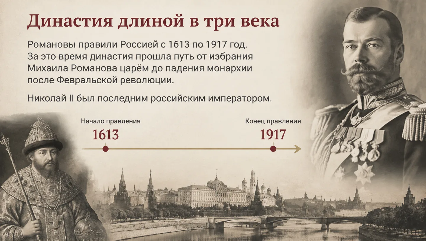 Династия длиной в три века
