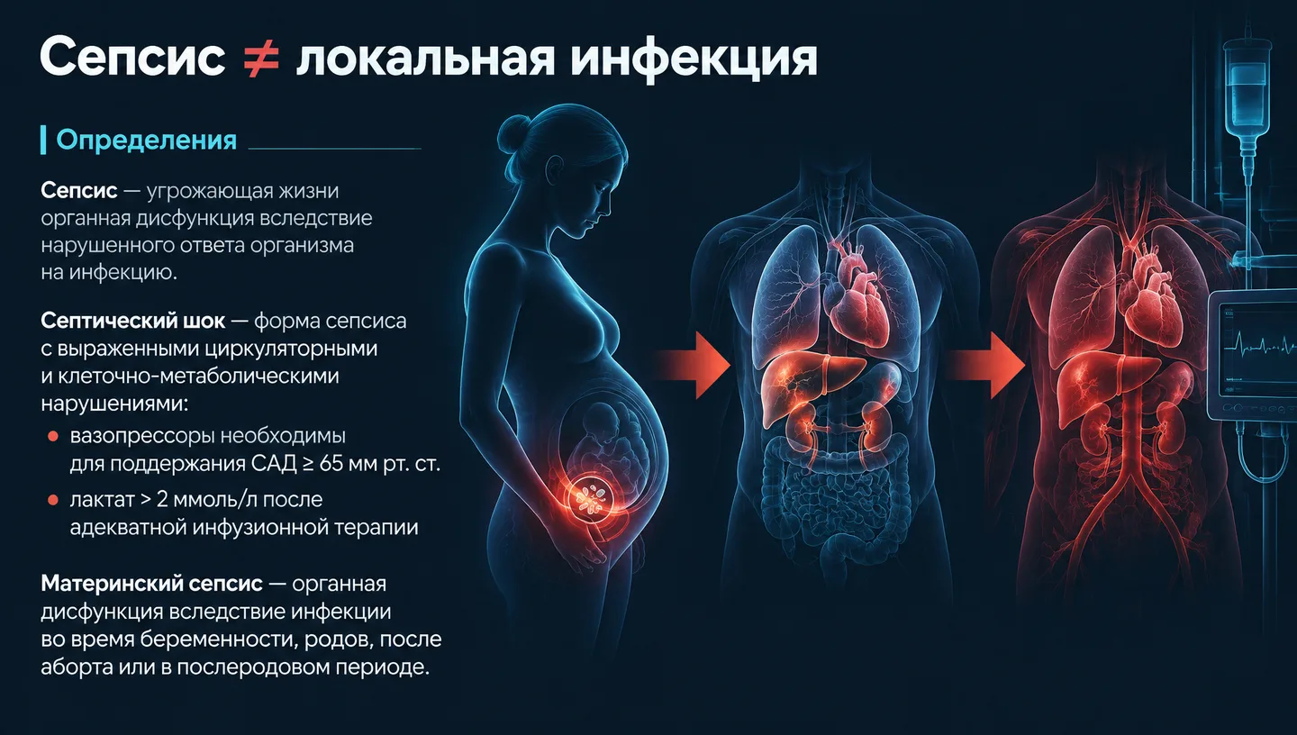 Сепсис ≠ локальная инфекция