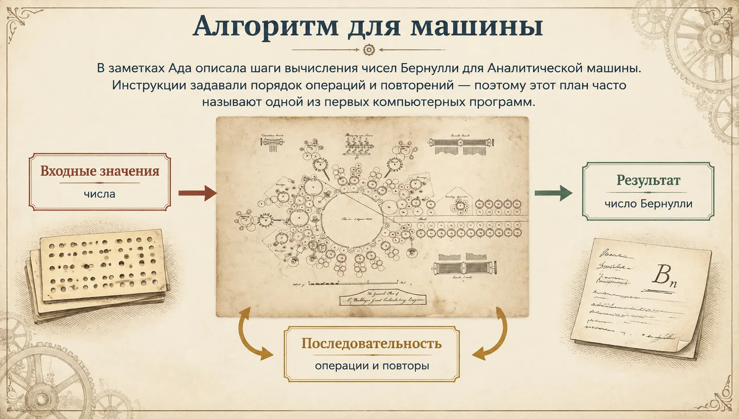 Алгоритм для машины