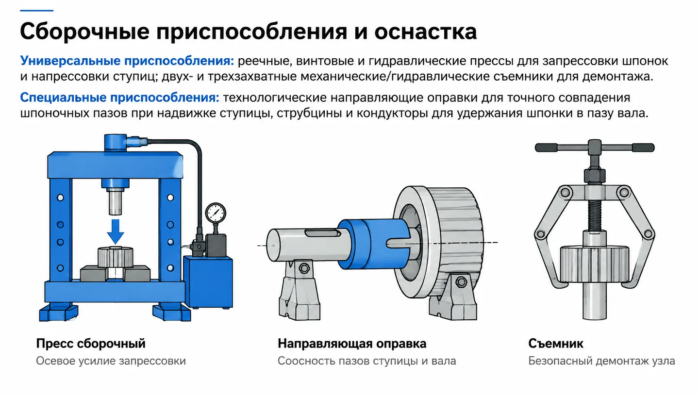 Сборочные приспособления и оснастка