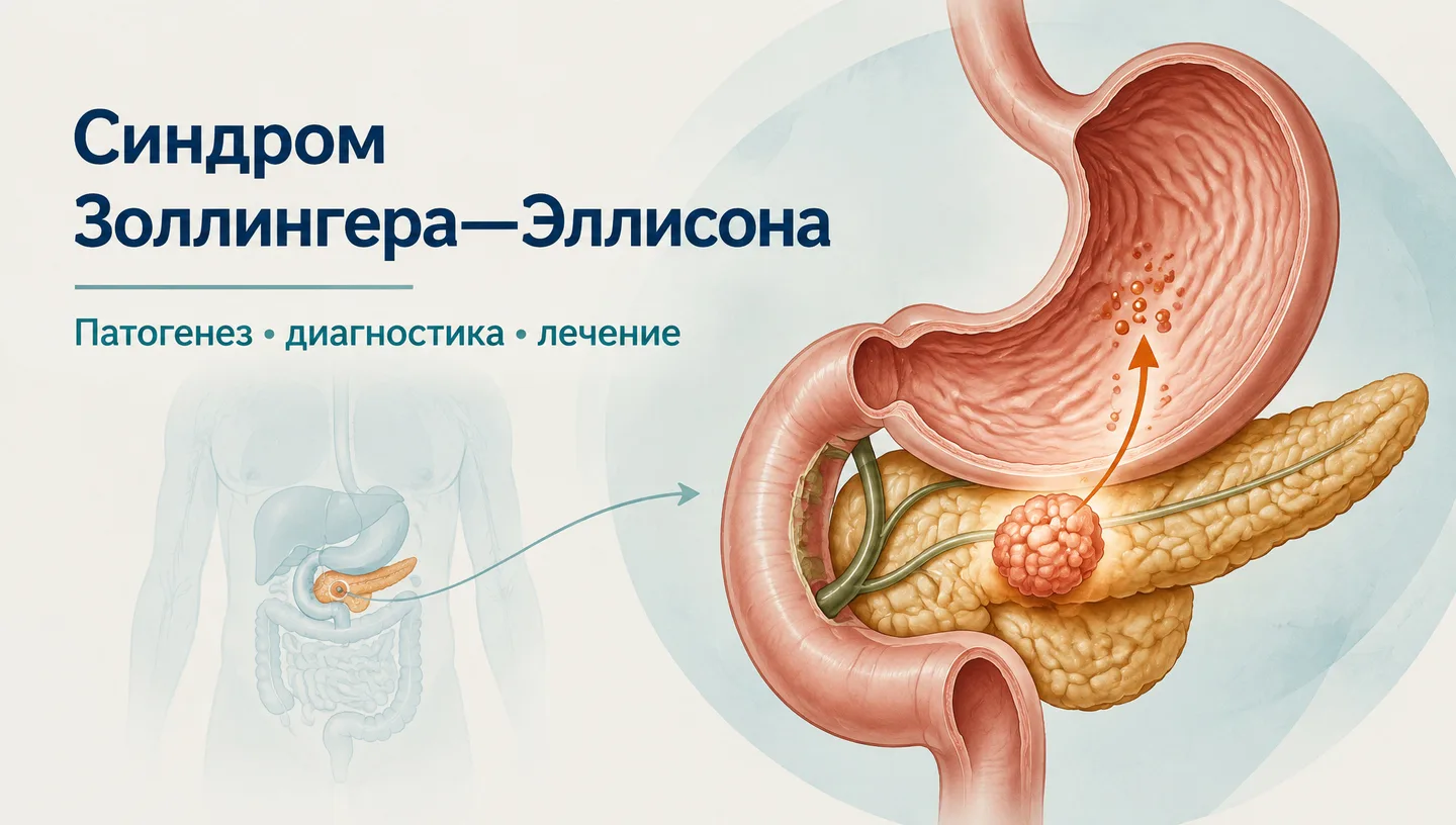 Первый слайд: Синдром Золлингера—Эллисона