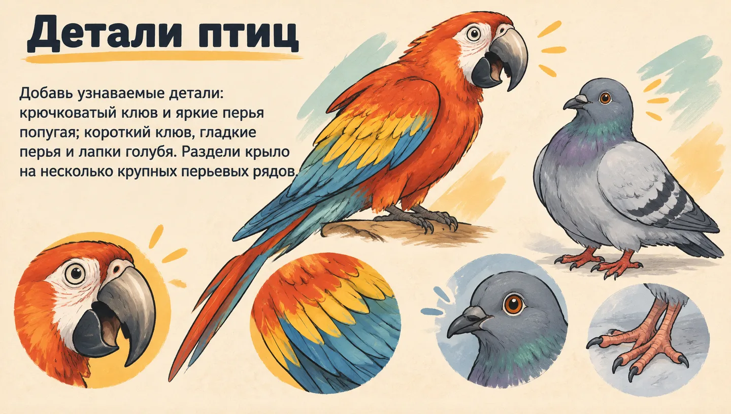 Детали птиц