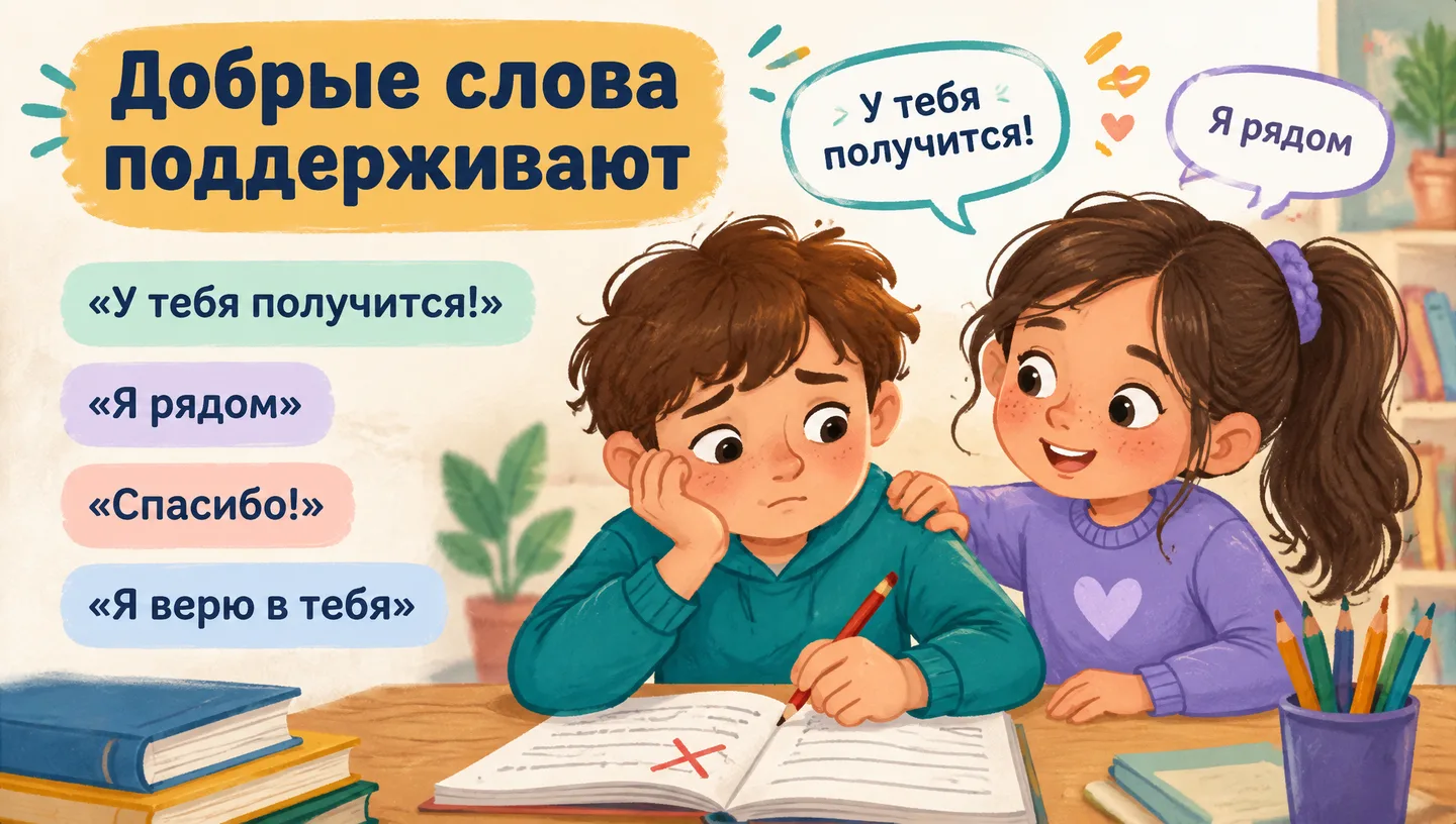 Добрые слова поддерживают