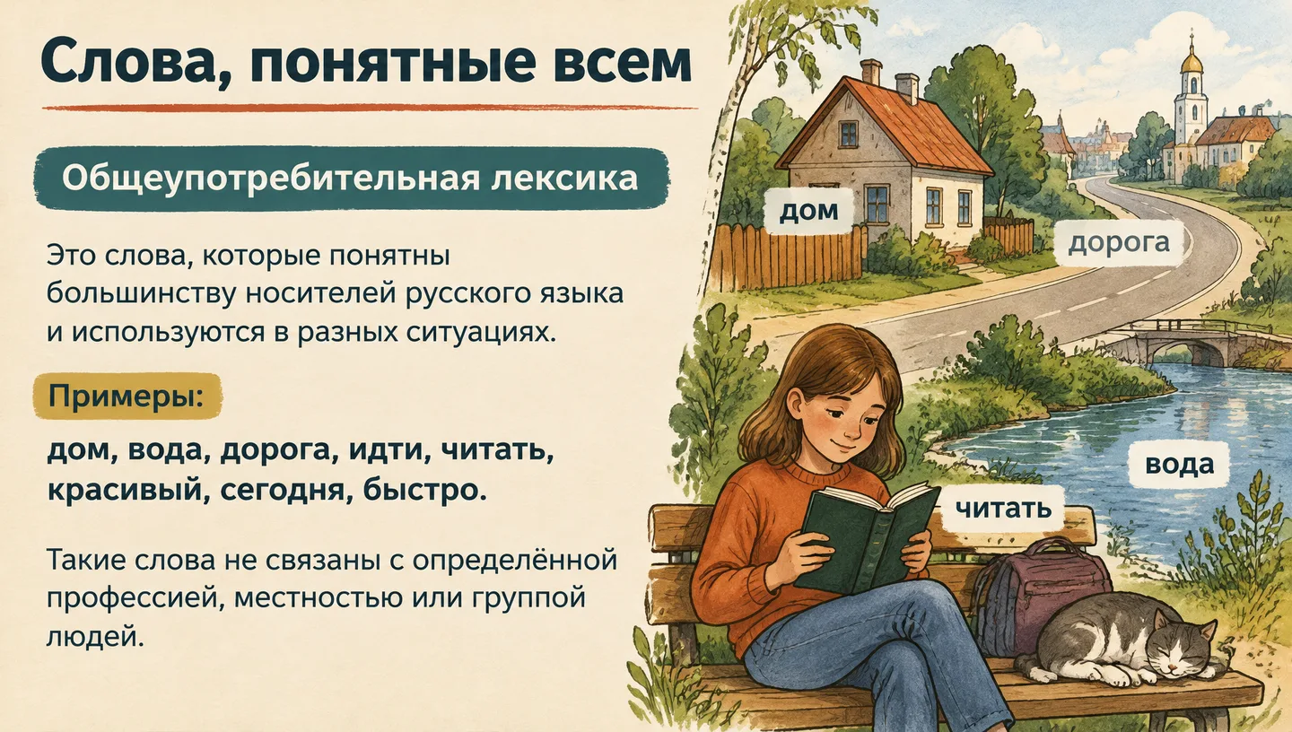 Слова, понятные всем