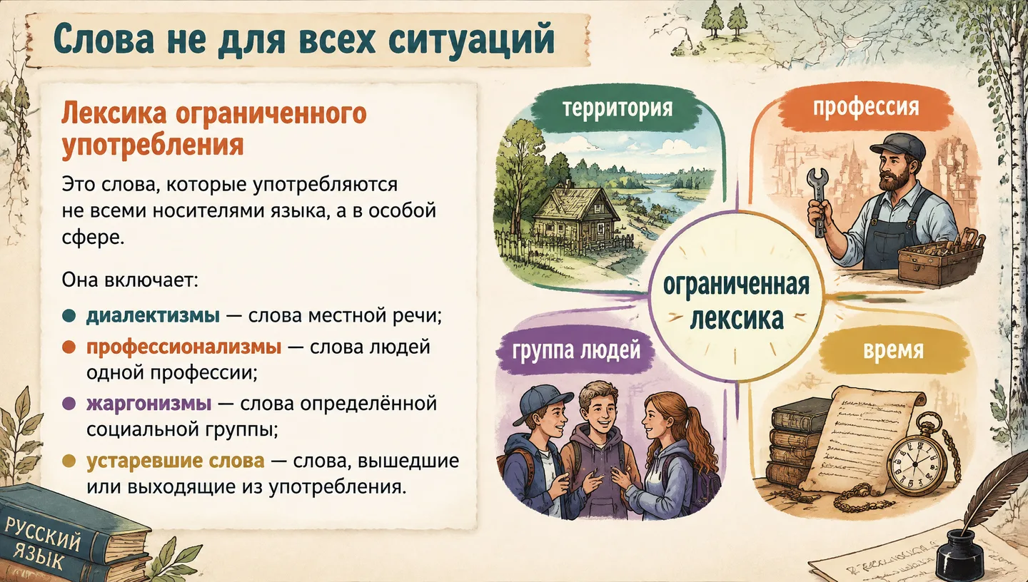 Слова не для всех ситуаций