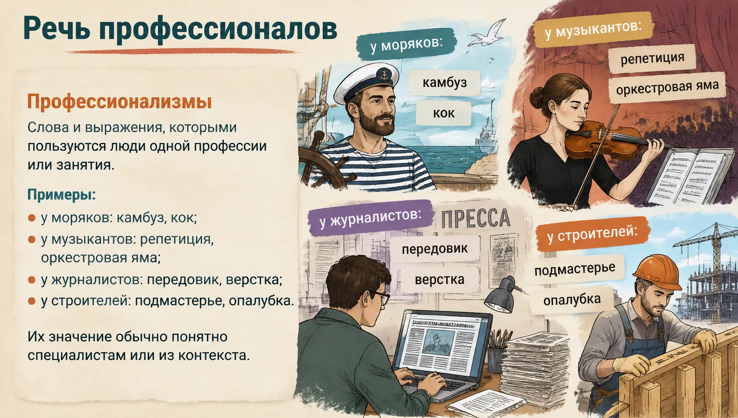 Речь профессионалов