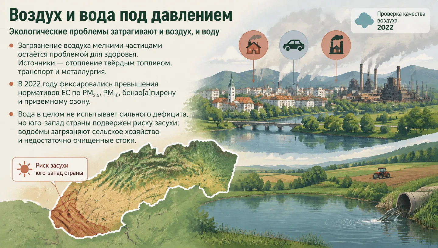 Воздух и вода под давлением