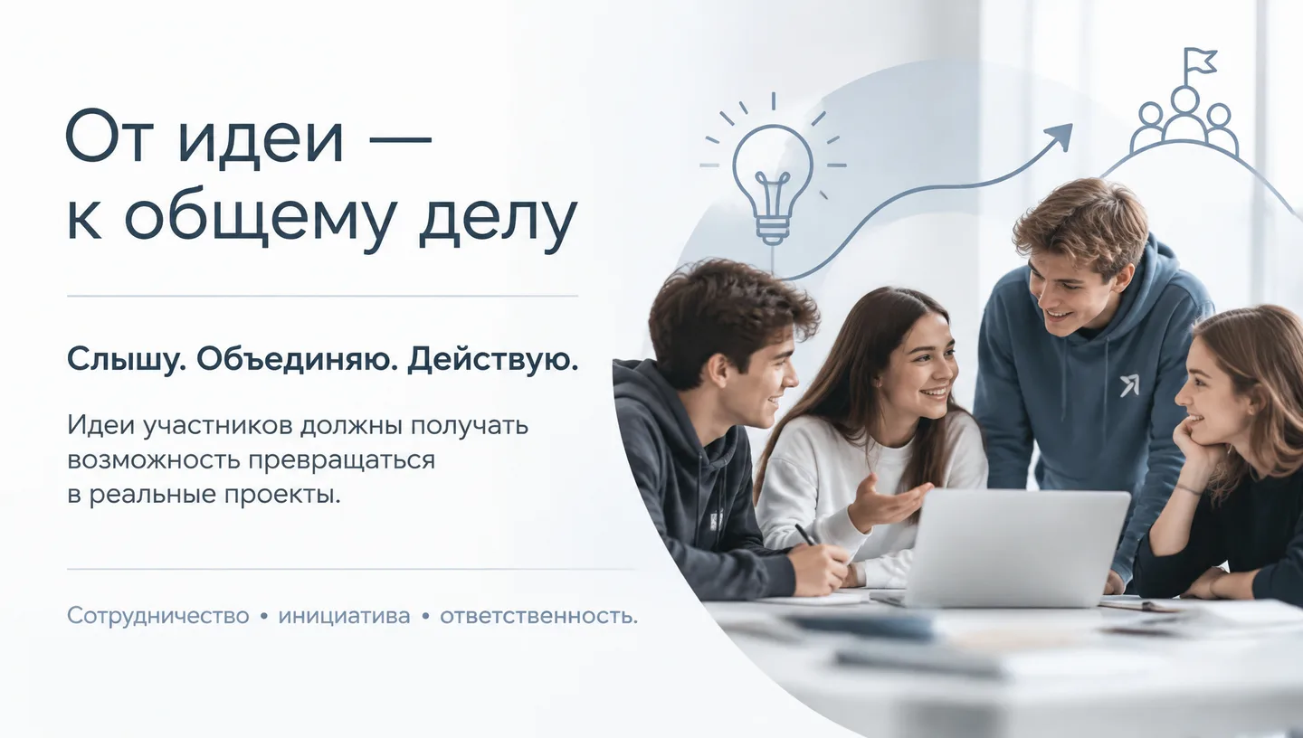 От идеи — к общему делу