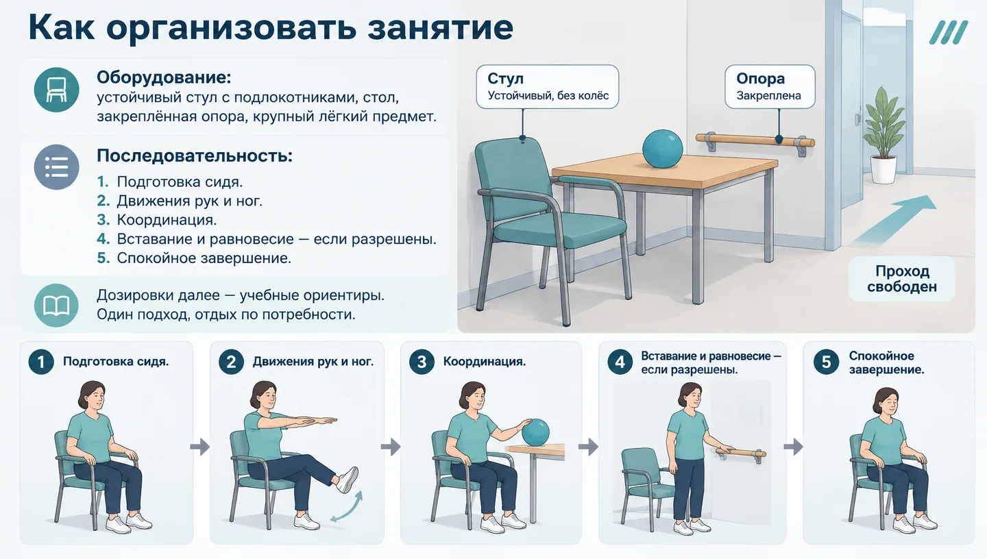 Как организовать занятие