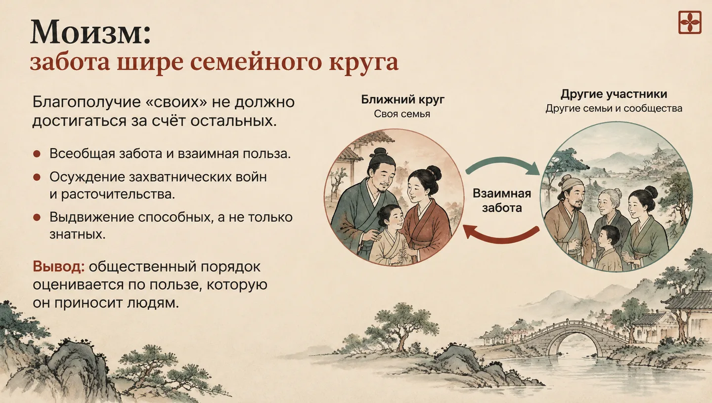 Моизм: забота шире семейного круга
