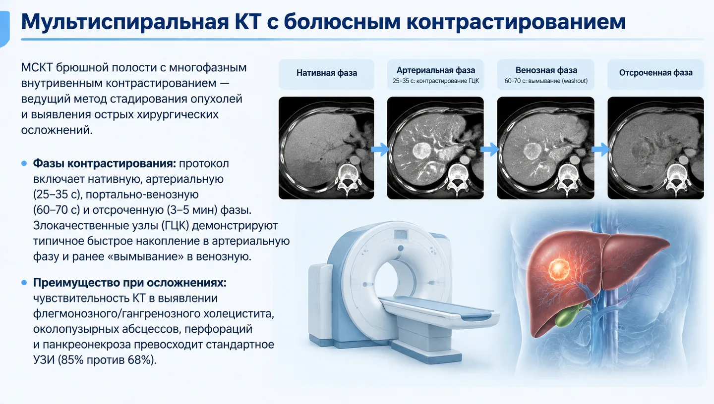 Мультиспиральная КТ с болюсным контрастированием