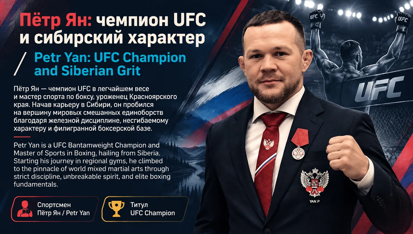 Пётр Ян: чемпион UFC и сибирский характер / Petr Yan: UFC Champion and Siberian Grit