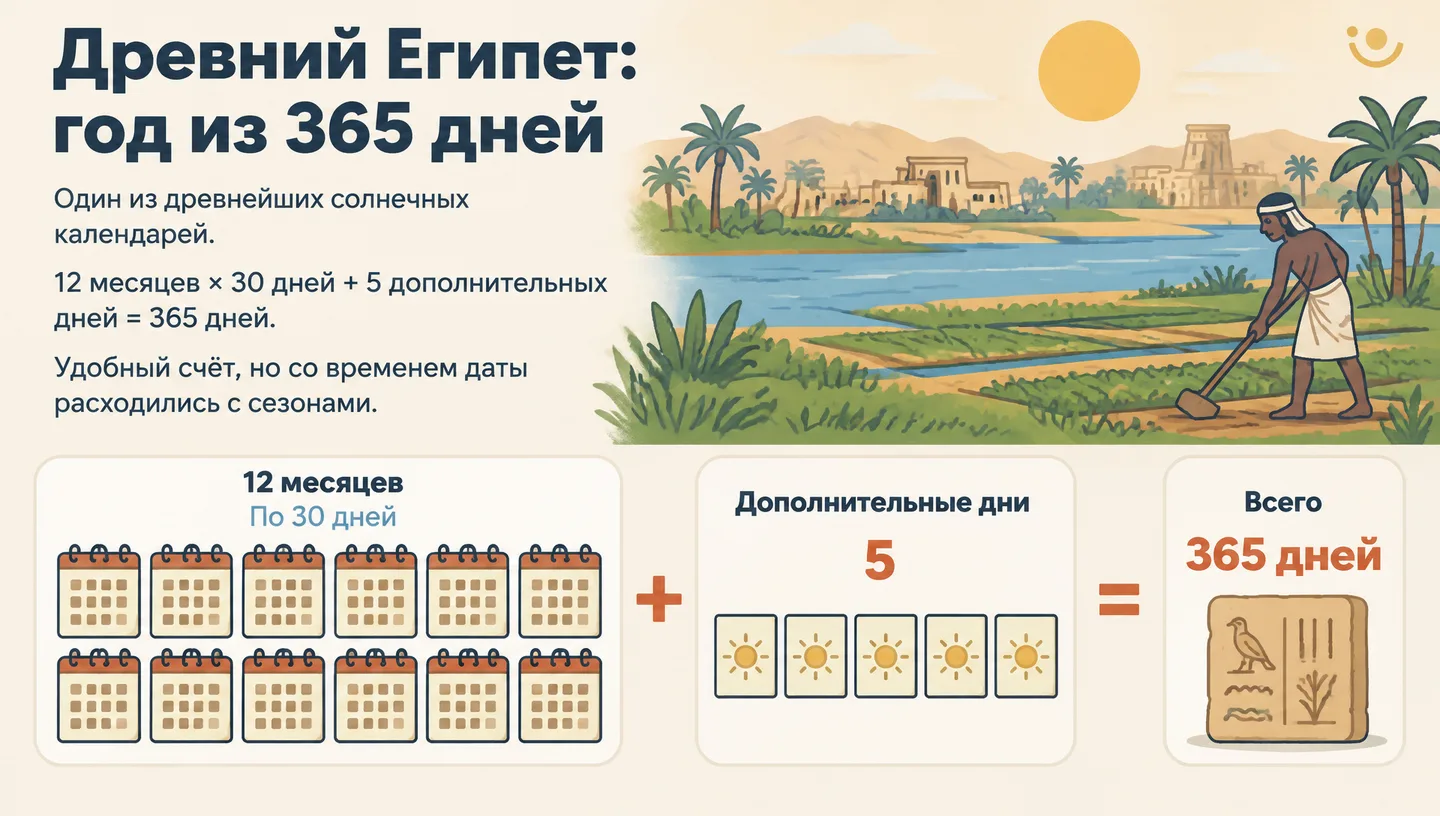 Древний Египет: год из 365 дней